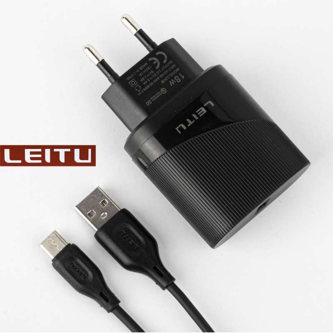 شارژر دیواری لیتو مدل LH28 به همراه کابل تبدیل USB-C