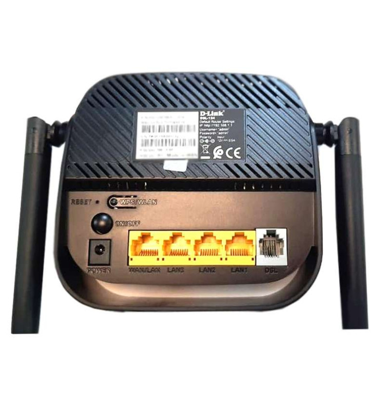 مودم روتر دی لینک dsl124 . سه سال ضمانت آونگ