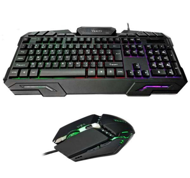 کیبورد و ماوس مخصوص بازی وریتی مدل V-KB6126GCW