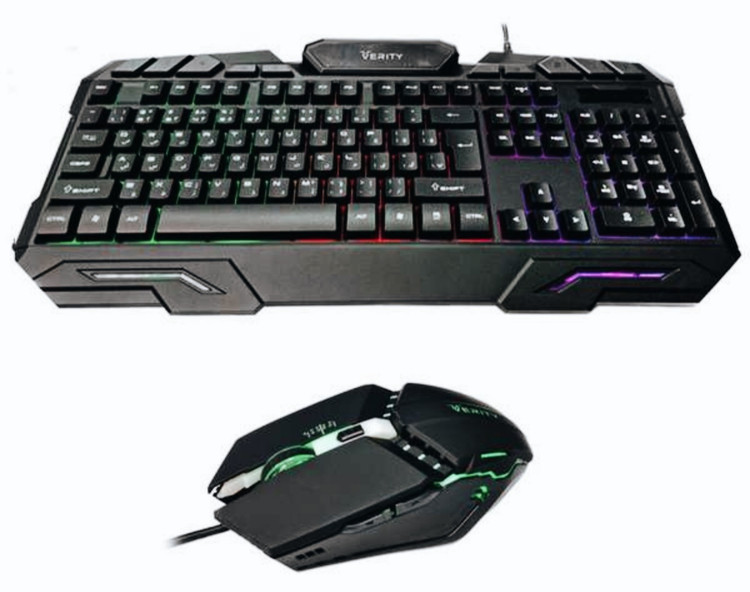 کیبورد و ماوس مخصوص بازی وریتی مدل V-KB6126GCW