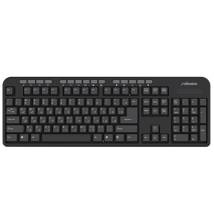 کیبورد بی سیم Sibraton SKB566W