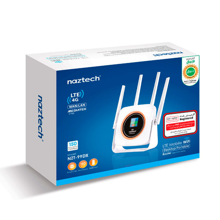 مودم روتر سیمکارتی 4G LTE نزتک NZT-99DX کپی
