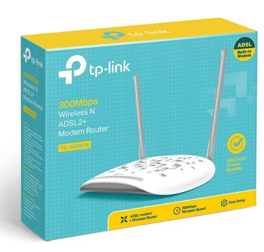 مودم روتر بیسیم ADSL2 تی پی-لینک مدل W8961N-کد: 0074