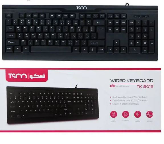 کیبورد باسیم تسکو مدل TK 8012کد : 0080
