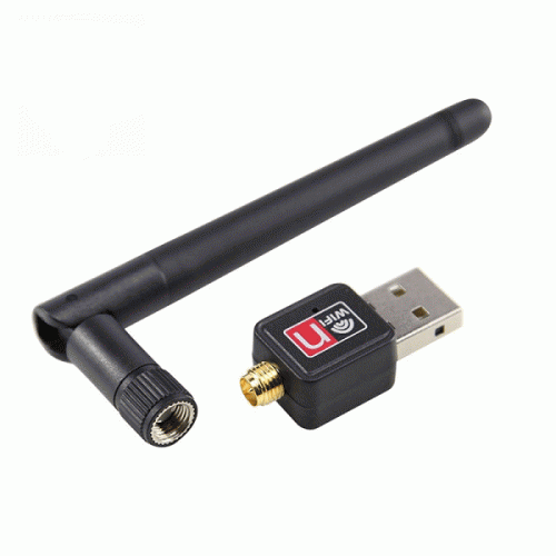 دانگل شبکه آنتن کوتاه WiFi 802.IIN USB 2.0