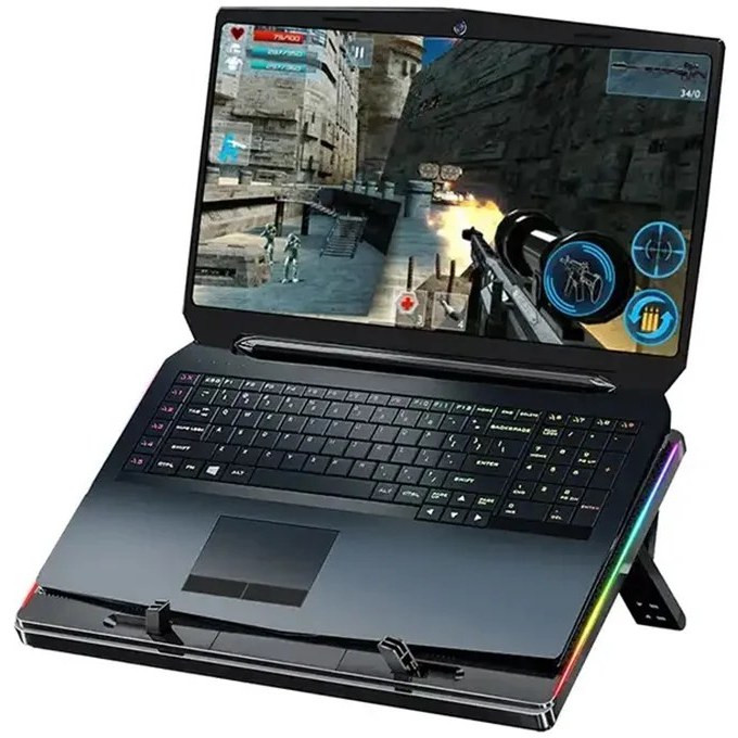 پایه خنک کننده لپ تاپ مخصوص بازی کول کولد مدل Cool Cold F4 RGB | F4-RGB