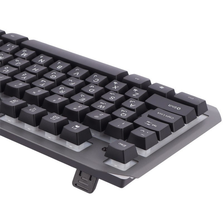 کیبورد گیمینگ پی نت مدل KB1700 با نورپردازی RGB و حروف فارسی