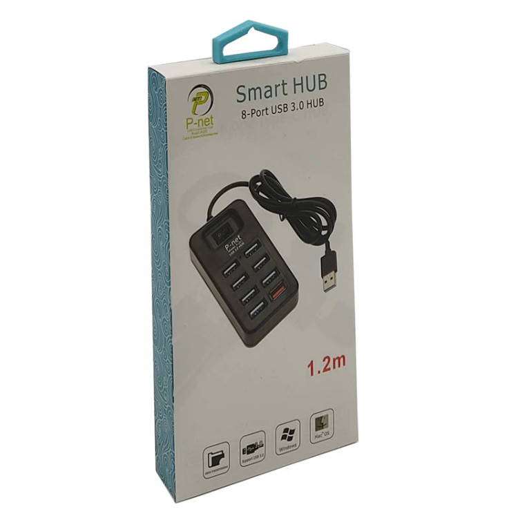 هاب 4 پورت USB 3.0 پی نت مدل p-251-کد : 0072