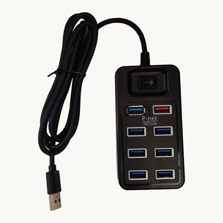هاب 4 پورت USB 3.0 پی نت مدل p-251-کد : 0072