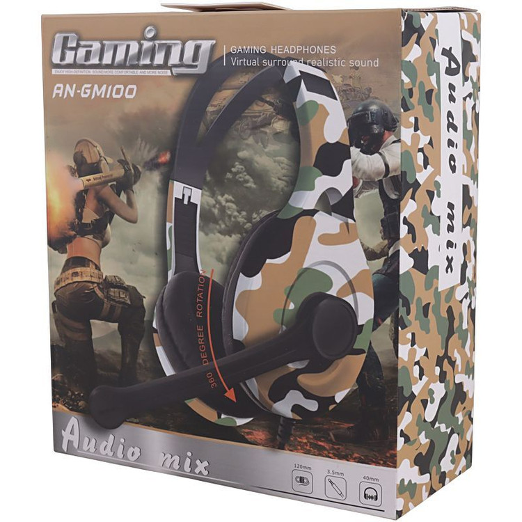 هدست گیمینگ سیم دار AN-GM100-تعمییری