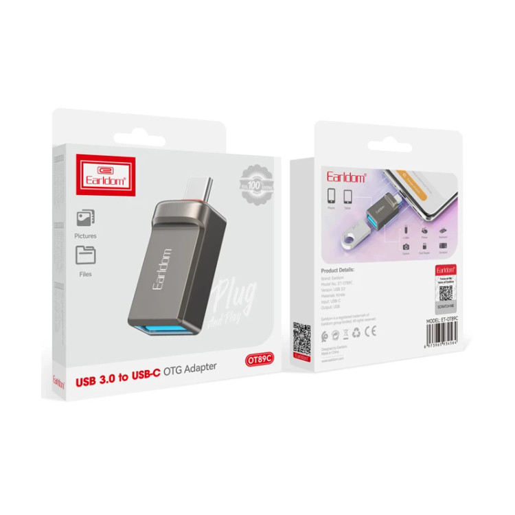 مبدل USB به USB-C ارلدام مدل OT89C